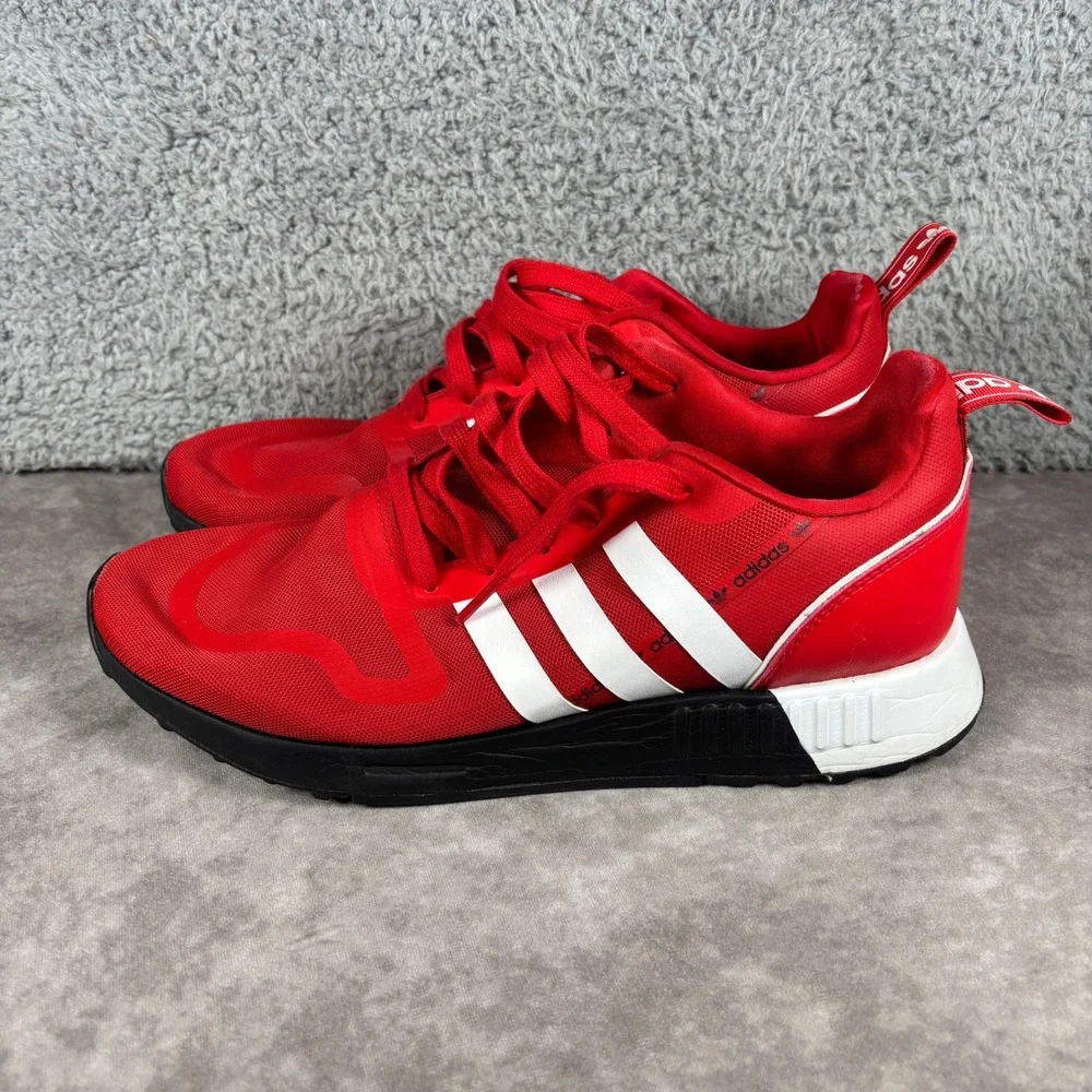 Adidas Sneakers Mens 10 Red Retropy F2 GZ3534 Low Top Athletic Mesh Shoes